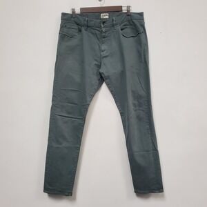 Todd Snyder Stretch 5 Pocket Chino Pants Size 35x32 Slim Fit Comfort Twill Green